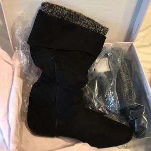 Brand-New, never worn size 11 black boots
